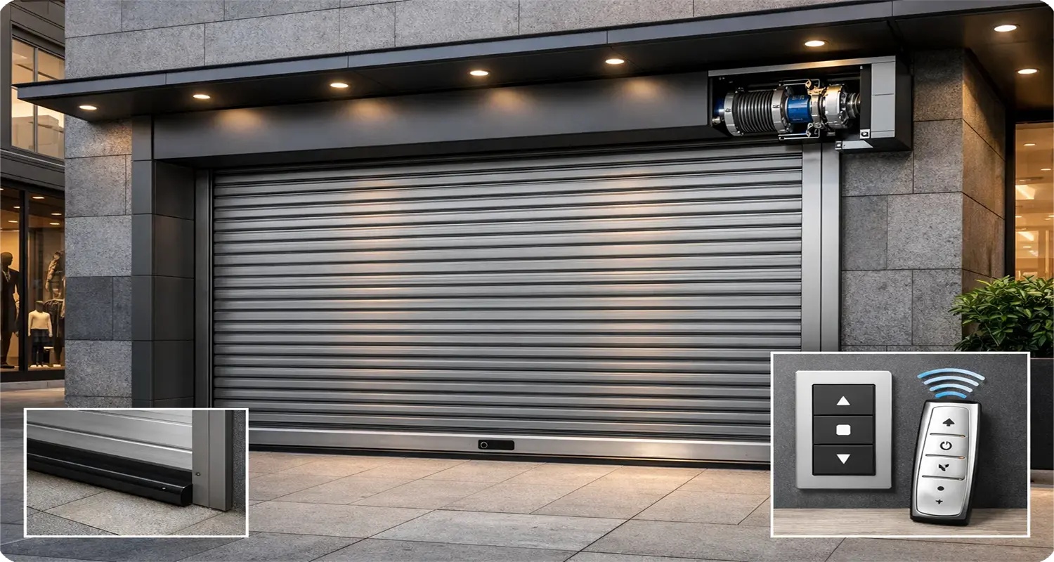 بنر برق اضطراری کرکره برقی چیست؟