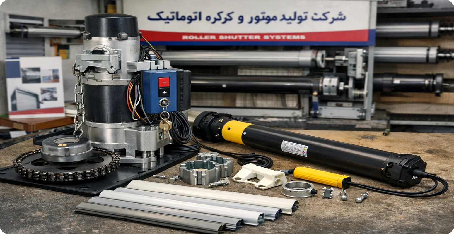 امن آوران تولید موتور های کرکره برقی