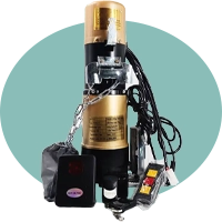 Electric roller side motor